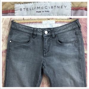 ☮️STELLA MCCARTNEY SKINNY ZIP LONG JEAN SKZE 27